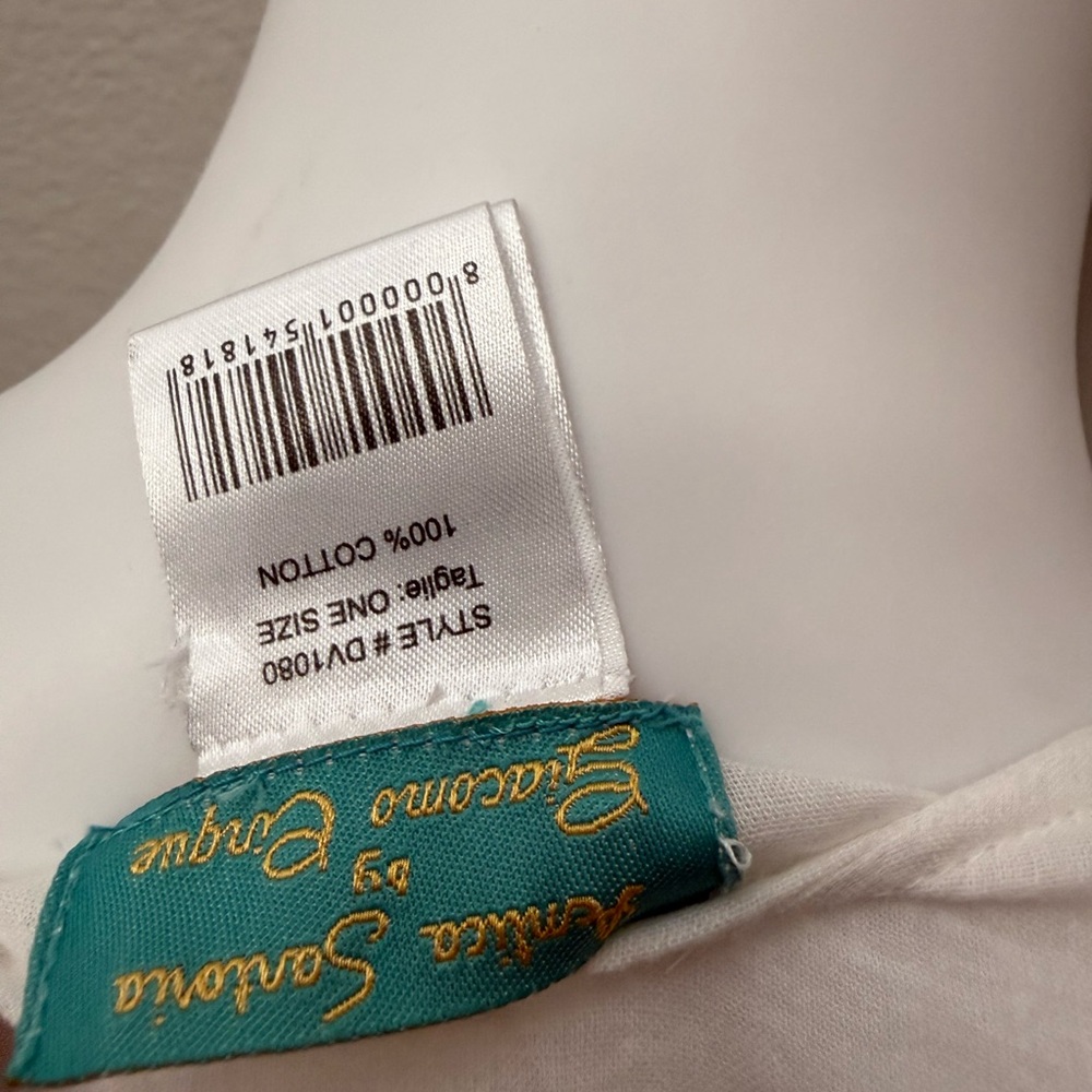 Antica Santoria by Giacomo Cinque White Bohemian Short Dress Fits S - Picture 4 of 4